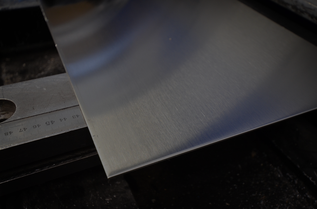 Plaque Inox Sur Mesure - Inox Alimentaire - Brossée